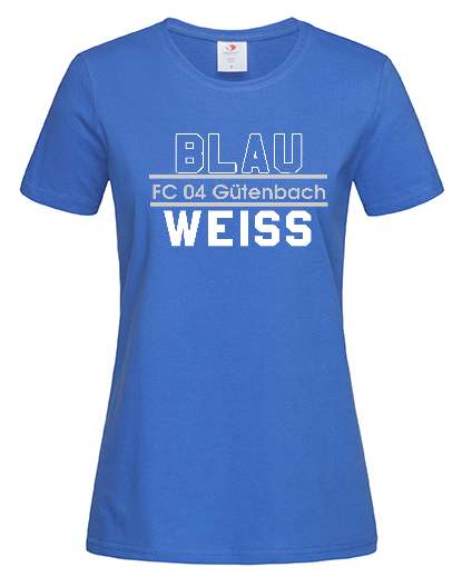 T-Shirt "Blau/Weiß" - Damen