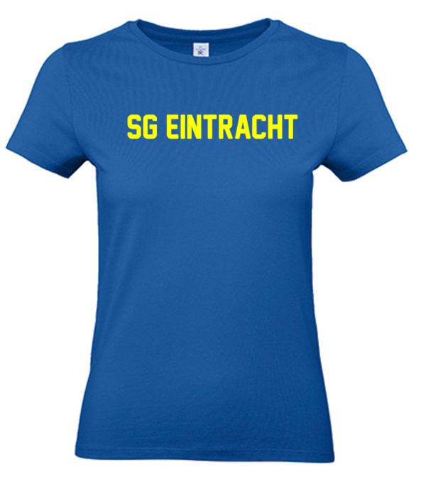 T-Shirt DAMEN "SG EINTRACHT" - Farbe Royal/Gelb